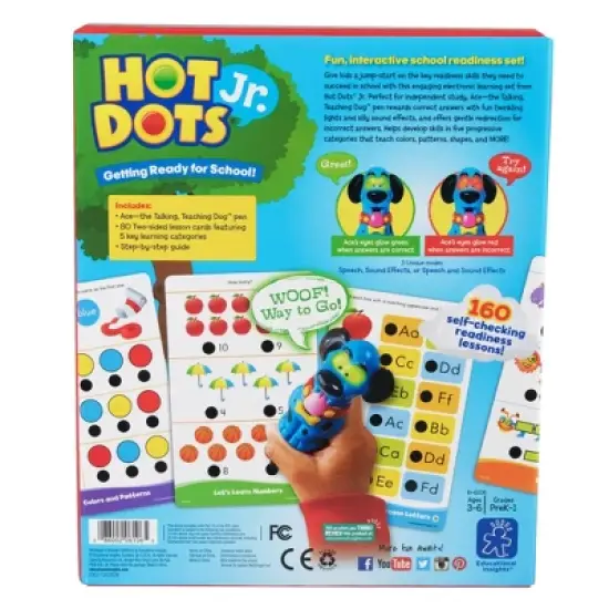 Educational Insights Getting Ready for School Hot Dots Jr. image {3}