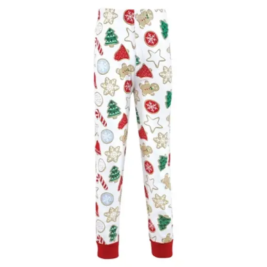 Touched by Nature Infant and Toddler Organic Cotton Tight-Fit Pajama Set, Christmas Cookies image {3}