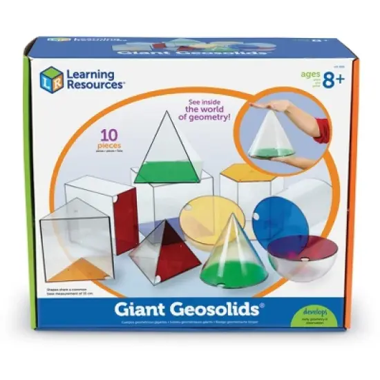 Learning Resources Giant GeoSolids, Large Plastic Shapes image {2}