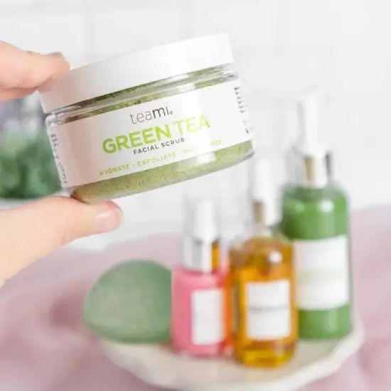 Teami Green Tea Facial Scrub - 4oz image {4}