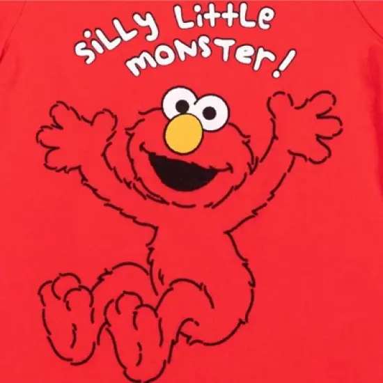 Sesame Street Elmo Cookie Monster Big Bird Romper and Sunhat Newborn to Toddler image {5}