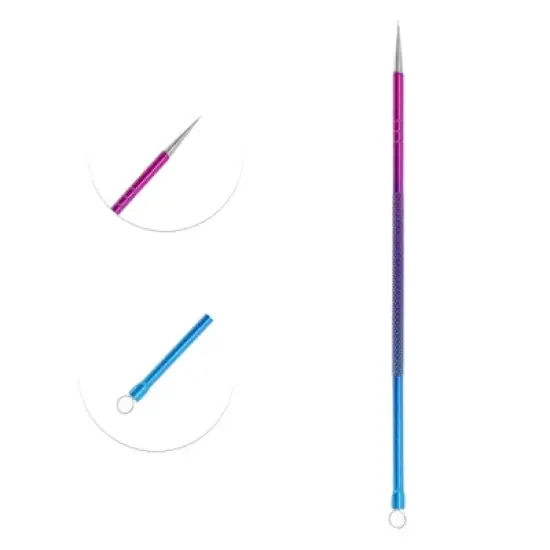 Unique Bargains Convenient Nano Pimple Extractor Blue Purple 1 Pc image {2}