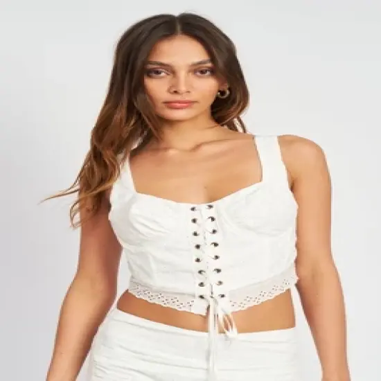 EMORY PARK Women's Cropped Tank Tops image {4}