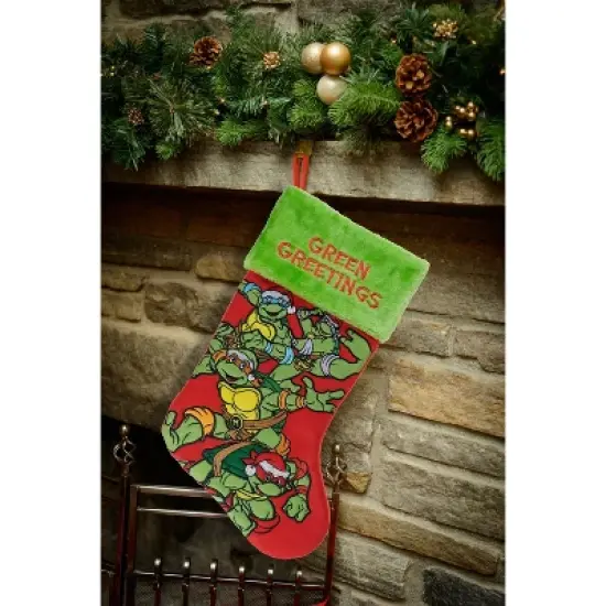 Teenage Mutant Ninja Turtles Applique Holiday Stocking 20" image {2}