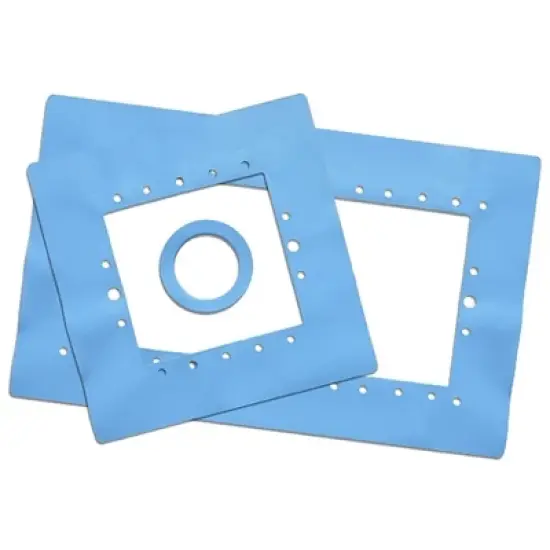 Swimline HydroTools Wall Saver Swimming Pool Gasket for Wall Skimmers 2pc 15.5" - Blue image {1}