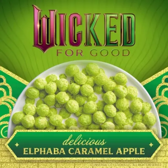 General Mills Wicked Elphaba Caramel Apple Family Size Breakfast Cereal - 18.1oz image {1}
