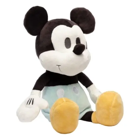 Lambs & Ivy Disney Baby Mickey Mouse Blanket & Plush Baby Gift Set - Blue image {4}