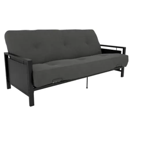 Henley Metal Arm Futon Frame Black Metal - Dorel Home Products image {9}