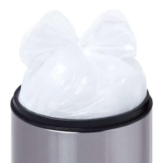 Medium Flap-Tie Trash Bags - 8gal/60ct - Dealworthy&trade; image {1}