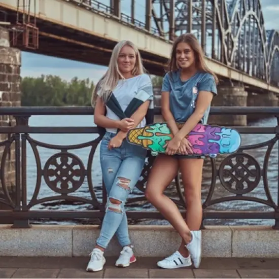 Voyager Ice Cream Skateboard with Printed Graphic Grip Tape image {6}