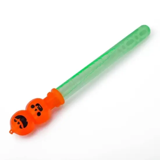Bubble Wand Orange Pumpkin - Bullseye's Playground&trade; image {1}