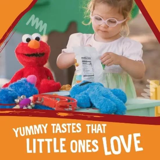 Earth's Best Organic Veggie Cheddar Puffs Baby & Toddler Snacks Sesame Street - 1.55oz image {5}