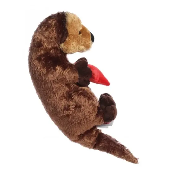 Aurora Flopsie 12" Cali Otter Brown Stuffed Animal image {2}