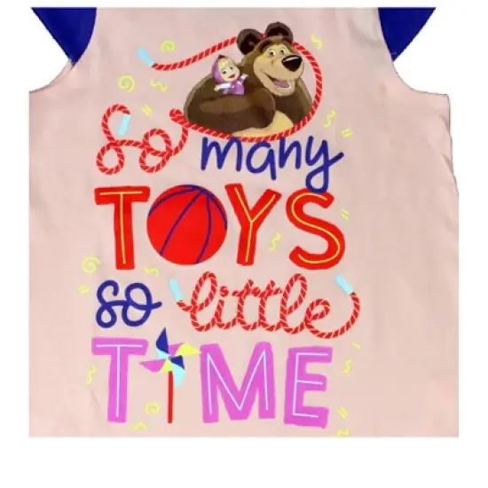 Masha and The Bear Short Sleeve Playtime Dress - Toddler image {3}