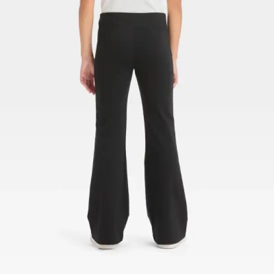 Girls' Flare Ponte Pull-On Pants - art class&trade; image {1}