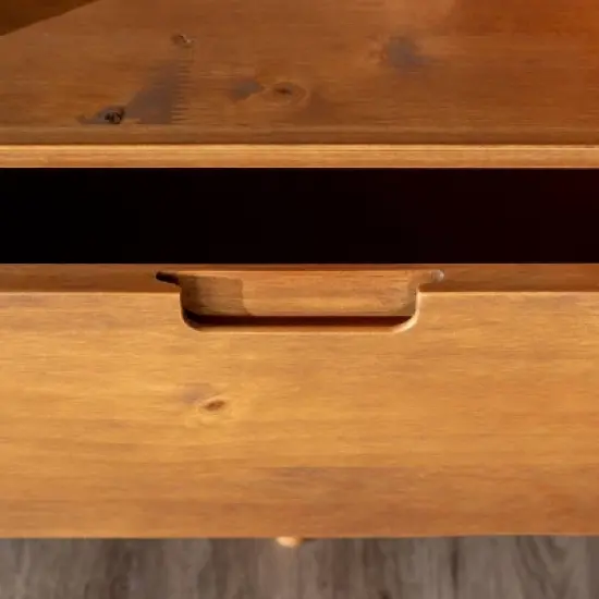 Cara Mid-Century Modern 3 Drawer TV Stand for TVs up to 65" - Saracina Home image {9}