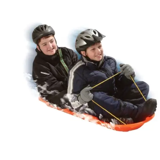 Emsco ESP Day Glow 48" Sno Twin Toboggan TwoRider Sled 3pk image {4}