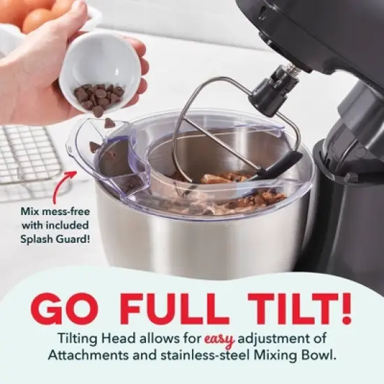 Dash Tilt Head 3.5qt Stand Mixer image {3}