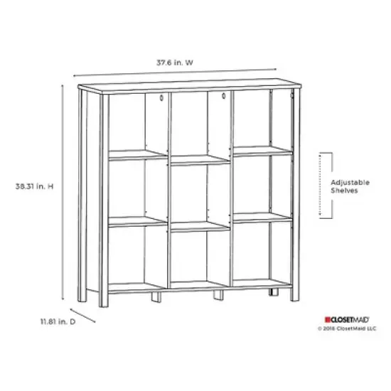 ClosetMaid Freestanding Premium Storage Organizer Bench image {5}