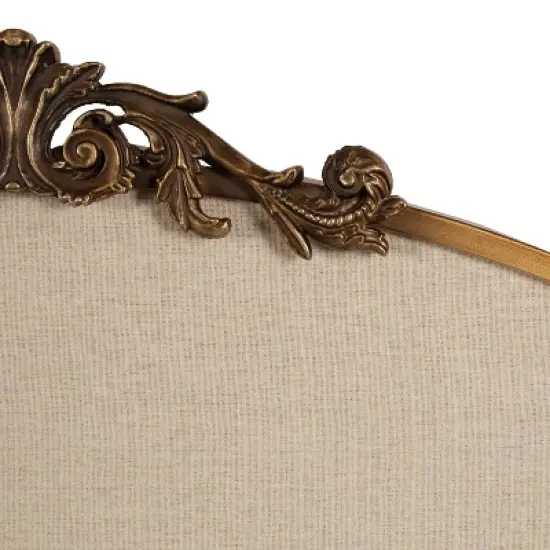 Kate & Laurel All Things Decor 30"X24" Arendahl Arch Framed Pinboard Gold image {2}