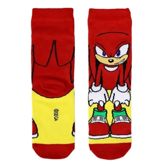 Sonic The Hedgehog Characters Youth 3-Pack 360 Crew Socks image {3}