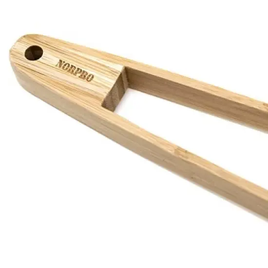Norpro 12-inch Bamboo Tongs image {4}