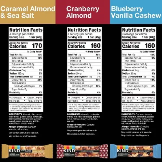 KIND Nutrition Bars Variety Pack - 12ct image {9}