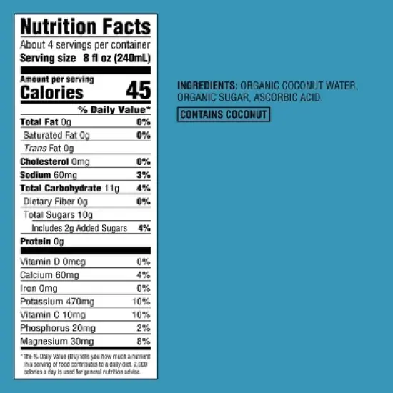 Organic Original Coconut Water - 1L Carton - Good & Gather&trade; image {3}