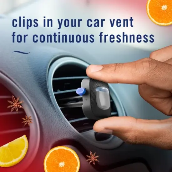 Febreze Car Auto Old Spice: Phthalate-Free Car Vent Clip Freshener, Adjustable Scent, Disposable, 40-Day Duration image {6}