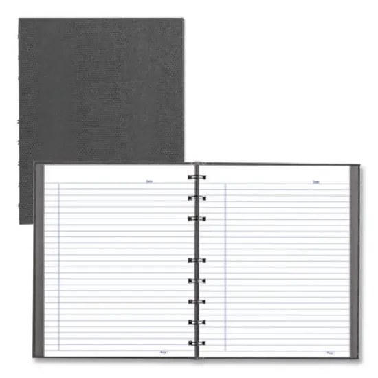 Blueline NotePro Notebook, 1-Subject, Medium/College Rule, Cool Gray Cover, (75) 9.25 x 7.25 Sheets image {7}