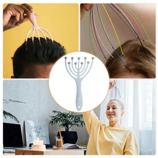 Unique Bargains Portable Nine Claws Head Massager 1 Pc image {3}