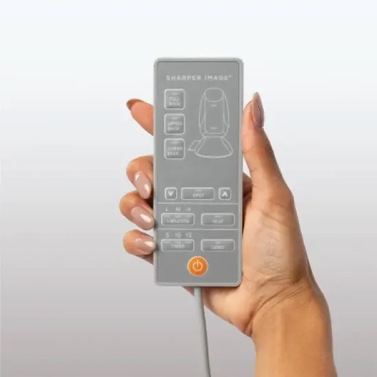 Sharper Image Massager Topper 4-Node  Shiatsu With Heat And Vibration image {2}