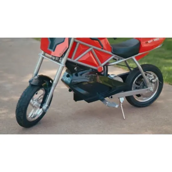 Razor RSF350 Single-Speed Electric Ride-On Bike for Ages 13+, 140lb Max Weight, Red/Black &ndash; 14 Mph, 30-Min Run Time, Pneumatic Tires, Hidden Storage image {5}