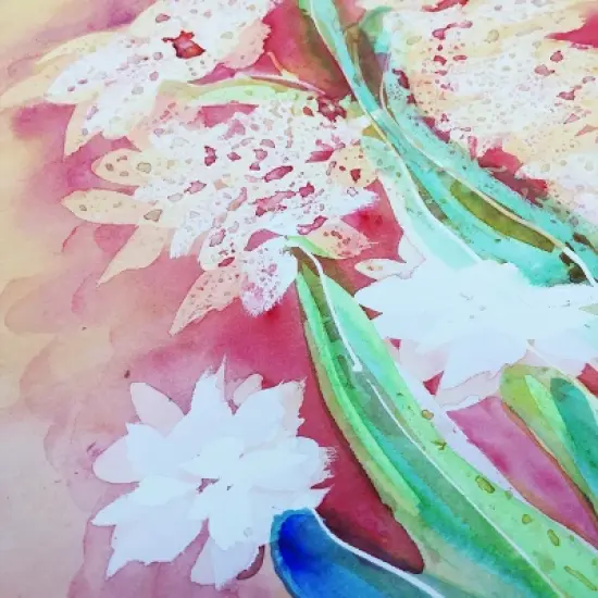 Creative Mark Masking Fluid Paint Brushes (Set of 10) - Watercolor Brushes Contains Synthetic Hair w/ Short Wood Handles image {5}