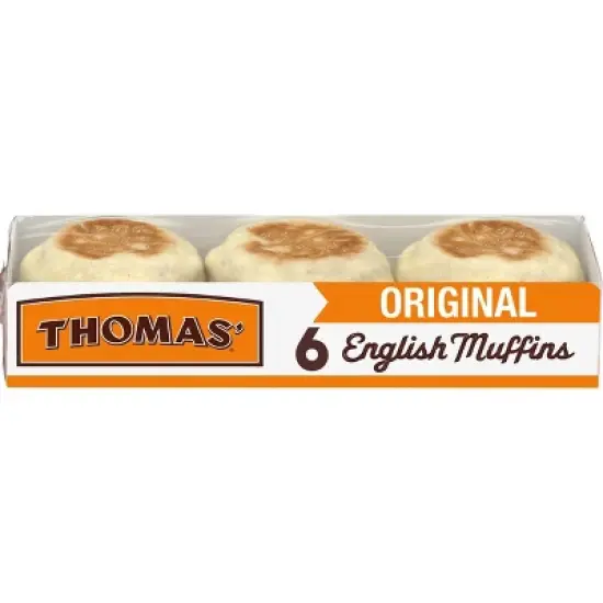 Thomas' Regular English Muffins - 13oz/6ct image {12}
