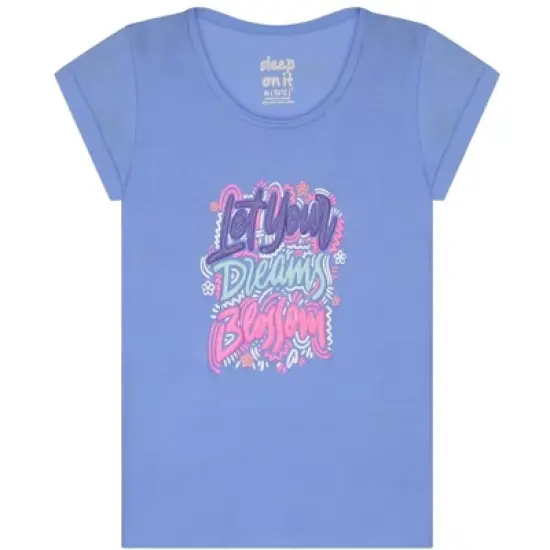 Sleep On It Girls Wild Heart 2-Piece Capri Legging Pajama Sleep Set image {4}