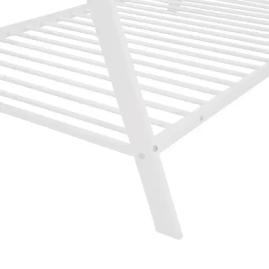 Metal Floor Play House Bed with Slat Tent Bed Frame-ModernLuxe image {8}