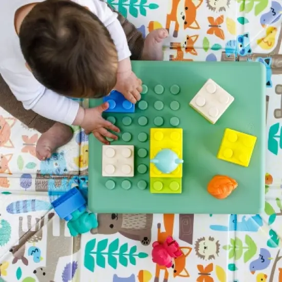 Infantino Go gaga! Super Soft 1st Building Blocks Activity Station image {9}