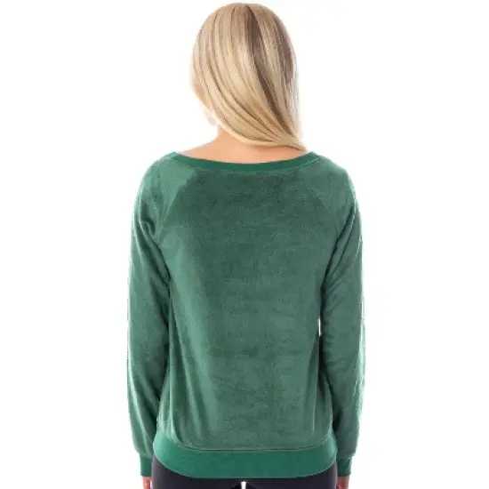 Marvel Comics Women's Loki Helmet Fleecy Long Sleeve Pajama Sleep Shirt Top Loki Helmet image {3}