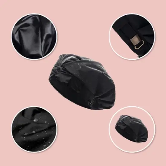 Hairbrella Classic Satin-Lined Shower Cap image {1}