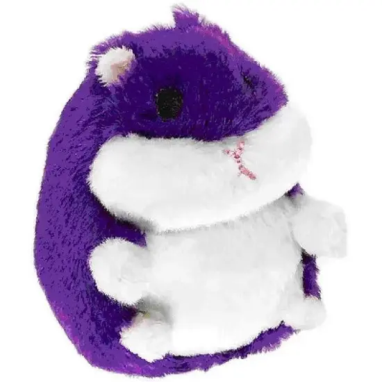 PETSPORT Big Fat Hamster Purple Dog Toys - 7" image {1}