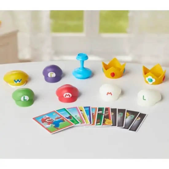 Epoch Everlasting Play Super Mario Cap Tower Balancing Game: Fine Motor Skill Board Game for Kids, 1-4 Players image {4}