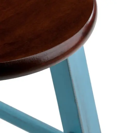 29" Ivy Barstool - Light Blue - Winsome image {2}