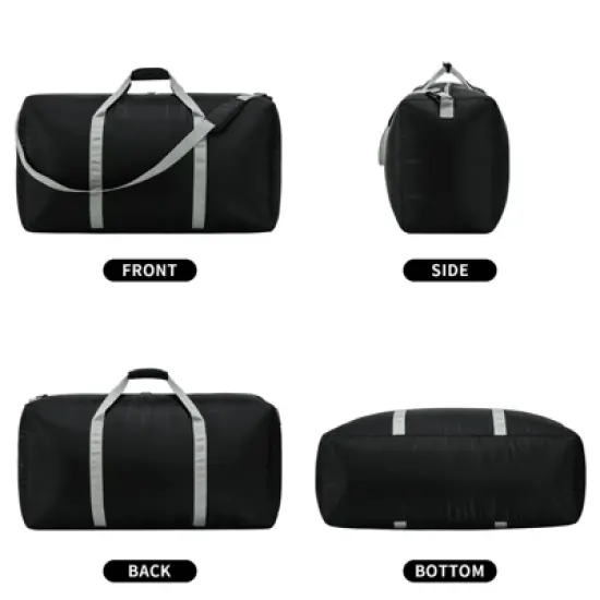 105L Extra Large Duffel Bag 32 inch Lightweight Luggage for Travel-Black image {5}