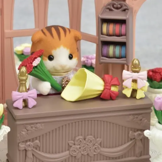 Calico Critters Town Series Blooming Flower Shop, Fashion Dollhouse Playset with Furniture and Accessories image {4}