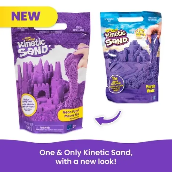 Kinetic Sand Purple 2lb Bag image {5}