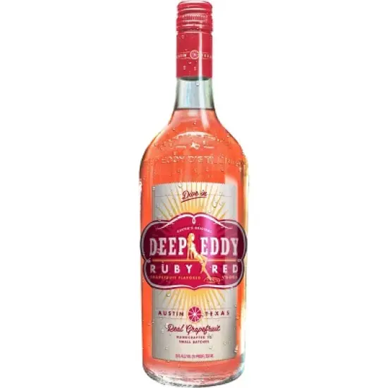 Deep Eddy Ruby Red Grapefruit Vodka - 750ml Bottle image {9}