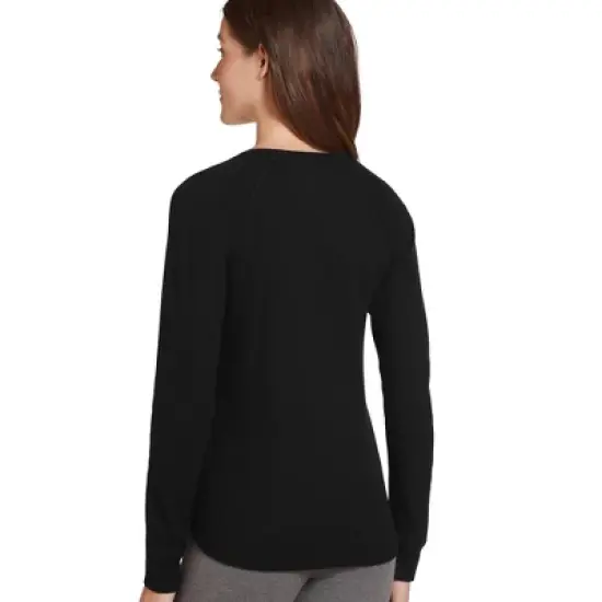 Jockey Women's Long Sleeve Waffle Henley image {1}