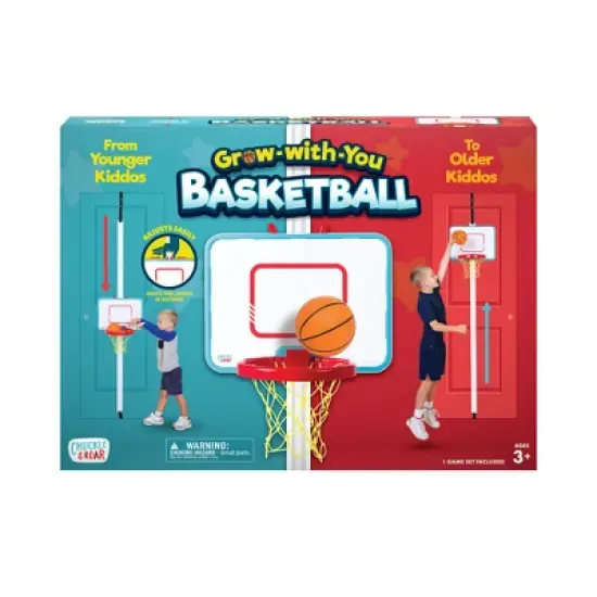 Chuckle & Roar Grow-with-You Toy Basketball Set image {6}