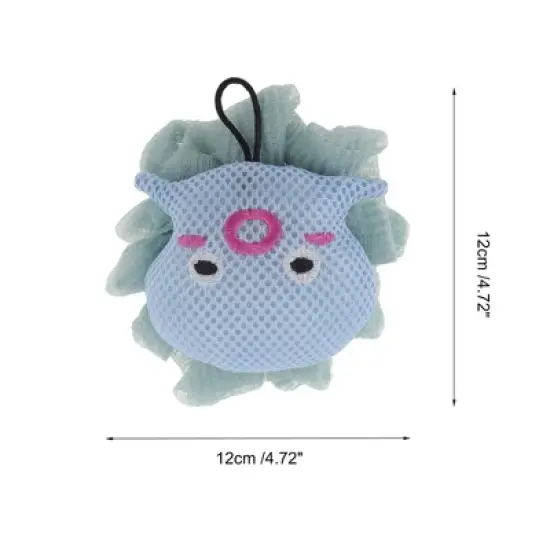Unique Bargains Cartoon Bath Sponge Blue 1 Pc image {3}